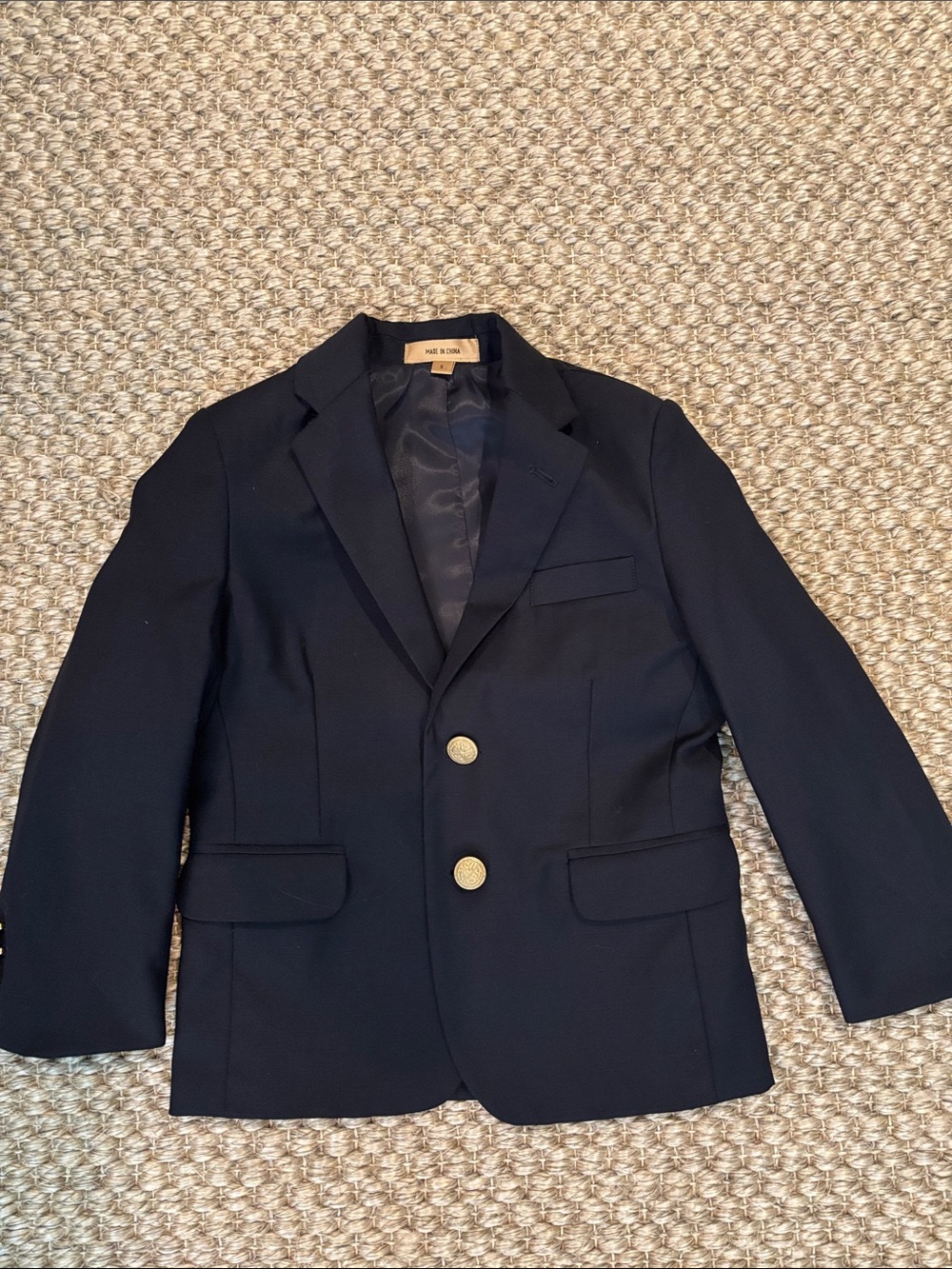 Class Club Navy Blazer with Gold Buttons